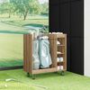 vidaXL Golf Schrank Mit Rad Uni Artisan-Eiche 65 x 45 x 98 cm