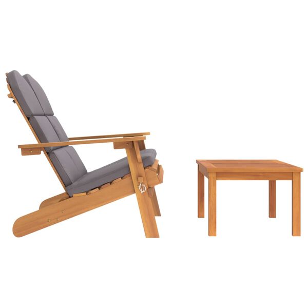 vidaXL 2-tlg. Garten-Lounge-Set Adirondack Massivholz Akazie