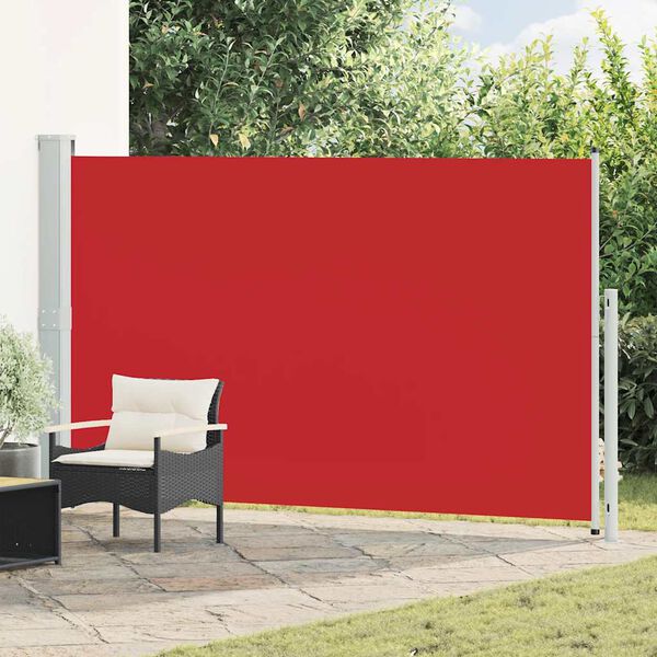 vidaXL Seitenmarkise Ausziehbar 180x300 cm Rot