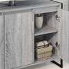 vidaXL Badezimmerschrank Graues Sonoma 90 x 30 x 60 cm Holzwerkstoff