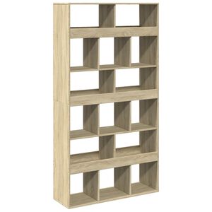 vidaXL Raumteiler Sonoma-Eiche 100x33x187,5 cm Holzwerkstoff