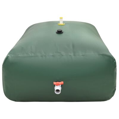 vidaXL Wassertank mit Wasserhahn Faltbar 2100 L PVC