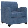 vidaXL Sessel Blau Chenille