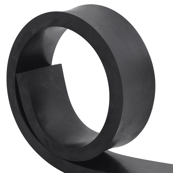 vidaXL Gummileiste f&uuml;r Schneepflug Schwarz 100x10x2 cm