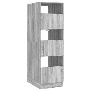 vidaXL W&auml;scheschrank Sonoma-Grau 50 x 68 x 162 cm Holzwerkstoff