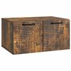 vidaXL Wandmontierter TV-Schrank Ger&auml;ucherte Eiche 59,5 x 41 x 30 cm