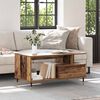 vidaXL Couchtisch mit Schubladen Altholz 90 x 49 x 45 cm Holzwerkstoff