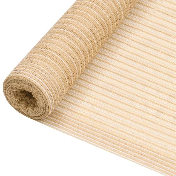 vidaXL Zaunblende Beige 1x25 m HDPE 150 g/m&sup2;