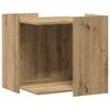 vidaXL Katzenklo Artisan-Eiche 53x53x51 cm Holzwerkstoff