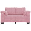 vidaXL Zweisitzer-Sofa Rosa 120 cm Samt