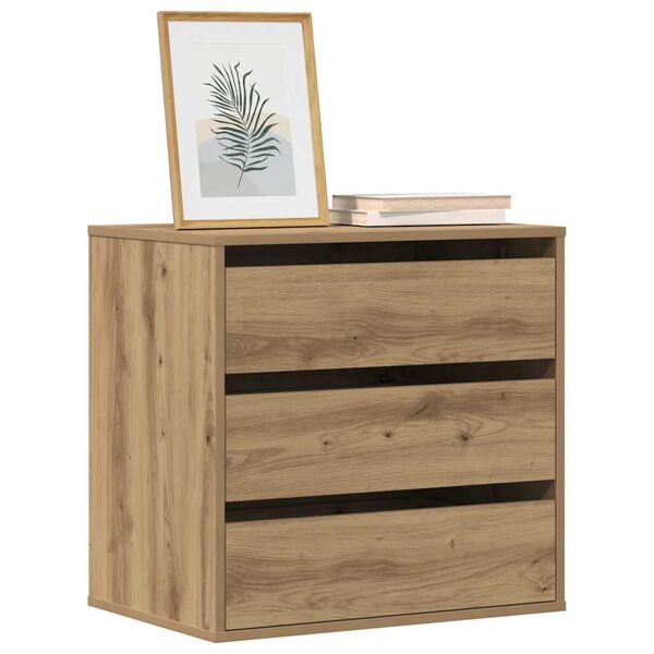 vidaXL Kommode Artisan-Eiche 60x41x58 cm Holzwerkstoff
