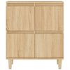 vidaXL Sideboards 3 Stk. Sonoma-Eiche 60x35x70 cm Holzwerkstoff