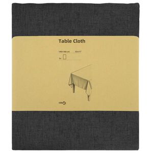 vidaXL Tischdecke 5 stk. Rechteckig Dunkelgrau 140 x 180 cm