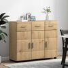 vidaXL Sideboard Artisan-Eiche 88,5 x 30,5 x 73 cm Holzwerkstoff