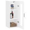 vidaXL Wandschrank Wei&szlig; 34,5x34x90 cm