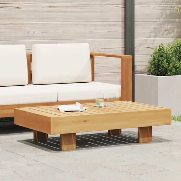 vidaXL Couchtisch 100x60x25 cm Massivholz Akazie