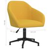 vidaXL Esszimmerstühle 6 Stk. Drehbar Gelb Samt