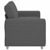 vidaXL Zweisitzer-Sofa Dunkelgrau 180x77x82 cm Cordstoff