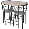 vidaXL Fr&uuml;hst&uuml;ckstisch Bar-Set MDF