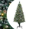 vidaXL K&uuml;nstlicher Weihnachtsbaum mit 300 LEDs mit St&auml;nder Gr&uuml;n 180 cm