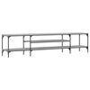 vidaXL TV-Schrank Grau Sonoma 201x35x45 cm Holzwerkstoff & Eisen