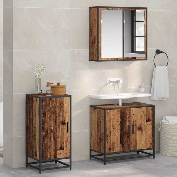 vidaXL Sideboard Altholz 35 x 35,5 x 76 cm Holzwerkstoff