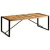 vidaXL Esstisch 220x100x75 cm Massivholz Mango
