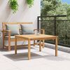 vidaXL Couchtisch Braun 85 x 85 x 45 cm Massivholz Teak