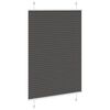 vidaXL Plissee Schwarz 85x150 cm Stoffbreite 84,4 cm Polyester