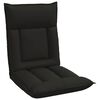 vidaXL Bodenstuhl Schwarz 55 x 61 x 70 cm Kunstleder