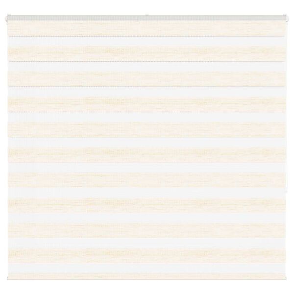 vidaXL Doppelrollo Marmorbeige 155x150cm Stoffbreite 150,9 cm Polyester