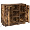 vidaXL Sideboard Ger&auml;ucherte Eiche 90 x 32 x 75 cm Holzwerkstoff