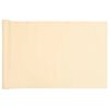 vidaXL Balkon-Sichtschutz Creme 800x75 cm PVC