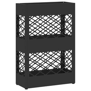 vidaXL Sonnenschirmhalter Schwarz 28 x 12 x 41 cm Stahl