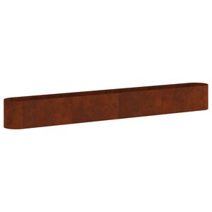vidaXL Hochbeet im Garten Wetterfeststahl 360 x 40 x 40 cm