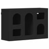 vidaXL H&auml;ngeschrank ELST Schwarz 60 x 20 x 40 cm Holzwerkstoff