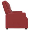 vidaXL Relaxsofa 2-Sitzer Weinrot Kunstleder