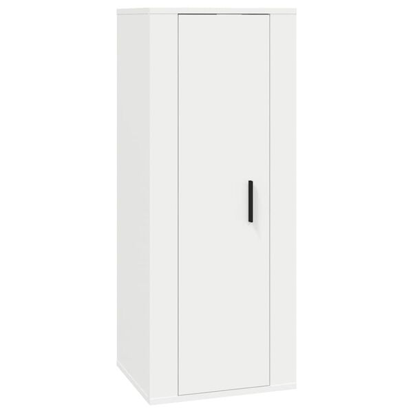vidaXL TV-Wandschrank Weiß 40x34,5x100 cm