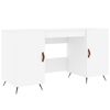 vidaXL Schreibtisch Wei&szlig; 140x50x75 cm Holzwerkstoff