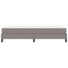 vidaXL Boxspringbett mit Matratze Taupe 90 x 200 cm Stoff