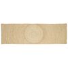 vidaXL Bereichsteppich Wei&szlig; 60 x 300 cm Jute