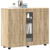 vidaXL Holzschrank Sonoma-Eiche 88,5 x 30,5 x 73 cm Holzwerkstoff