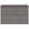 vidaXL Garden-Auflagenbox Grau 150x100x100 cm Poly Rattan