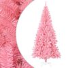 vidaXL Künstlicher Weihnachtsbaum mit Ständer Rosa 180 cm PVC