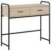 vidaXL Konsolentisch Sonoma-Eiche 90 x 33 x 80,5 cm Holzwerkstoff
