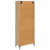 vidaXL Highboard mit Schubladen 2 pcs Artisan-Eiche Holzwerkstoff
