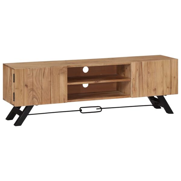 vidaXL TV-Schrank 140x30x45 cm Massivholz Akazie