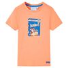 Kinder-Kurzarmshirt Neonorange 92