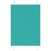 vidaXL Plissee Petrolgr&uuml;n 100x150 cm Stoffbreite 99,4 cm Polyester