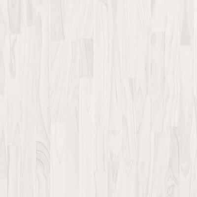 vidaXL Hochschrank Weiß 100x30x210 cm Massivholz Kiefer